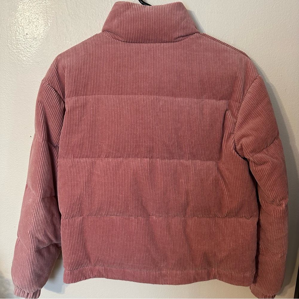 Marine Layer Pink Corduroy Puffer Jacket - Picture 3 of 5